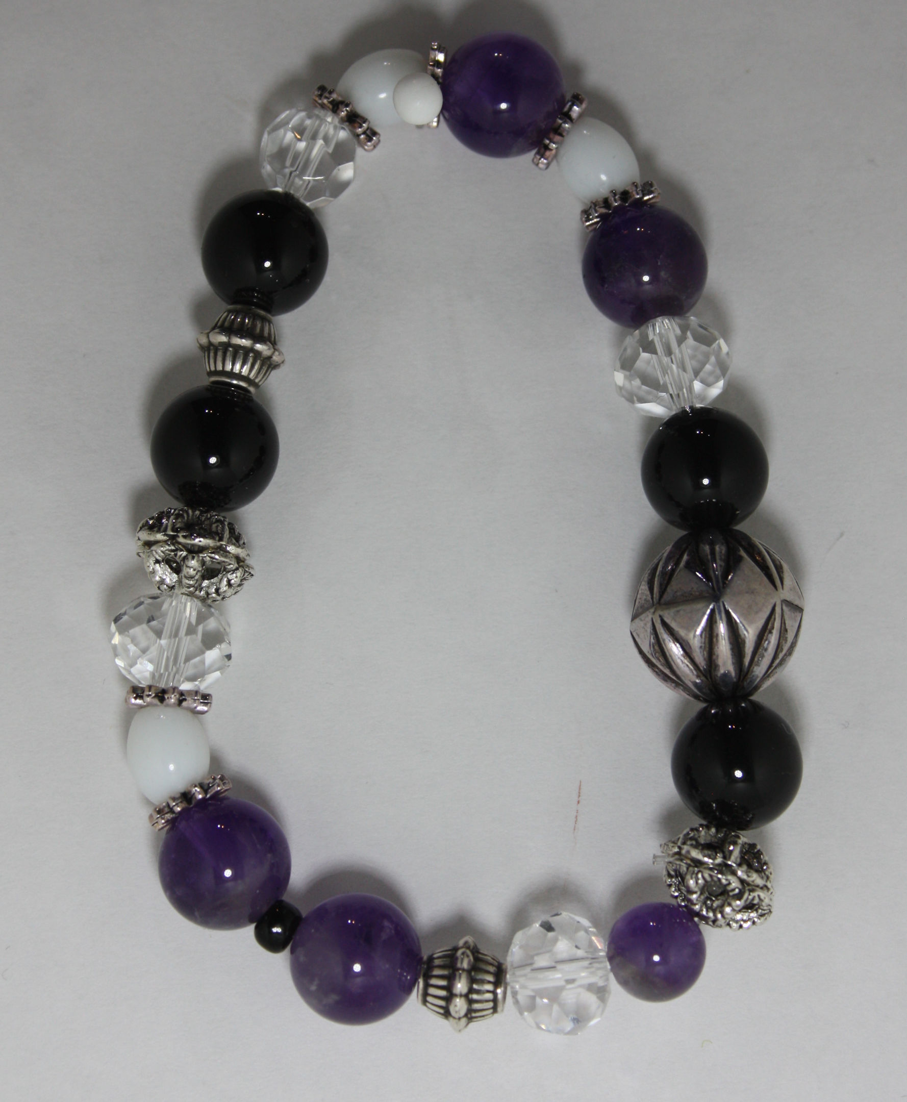 Armkette Onyx Amethyst